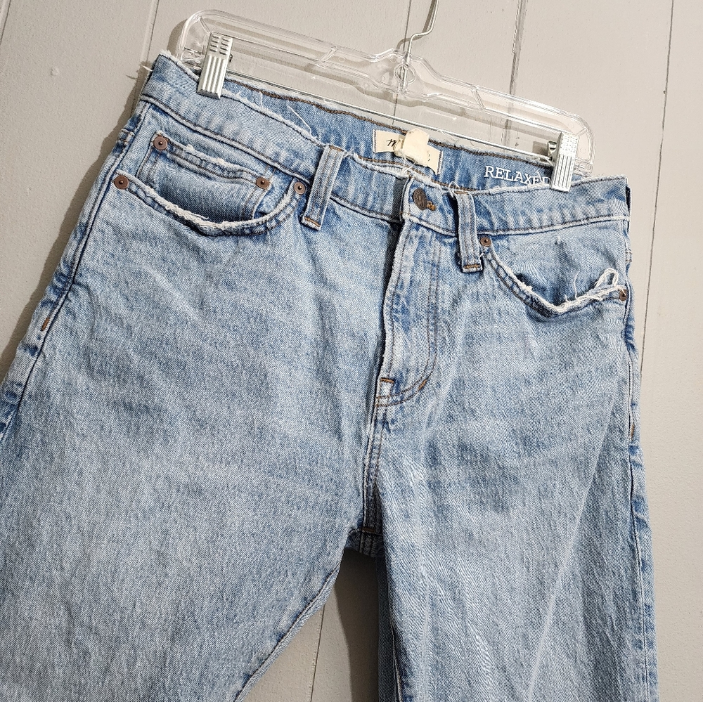 Madewell Relaxed Taper Light Was Jeans - Picture 4 of 11